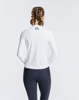 Volley Zip Long Sleeve - White Lotus