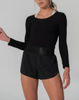 Court Short - Black Beauty